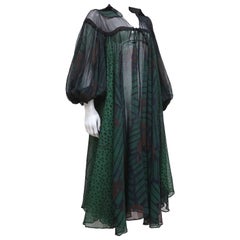 Straordinario abito in chiffon di Ossie Clark con stampa di Celia Birtwell, 1968 - 69 ca.