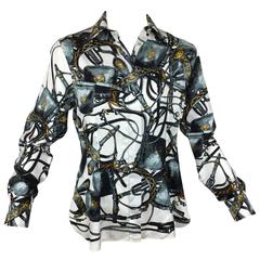 Outstanding Hermes Silk Blouse. Chemises Sur Mesure.