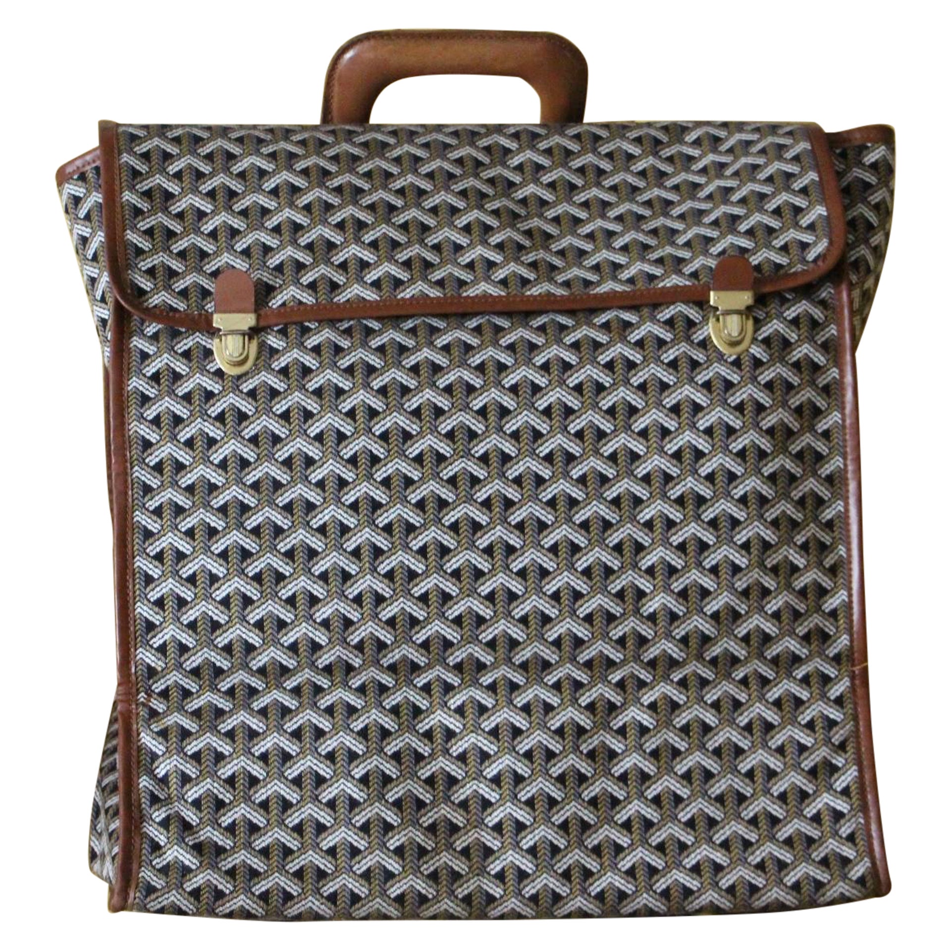 Goyard Brown Goyardine Steamer Backpack – Savonches