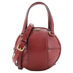 Gucci Tifosa Basketballtasche aus Leder Klein