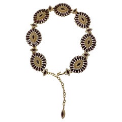 2000's Vintage Dolce & Gabbana Crystal Embellished Belt / Necklace