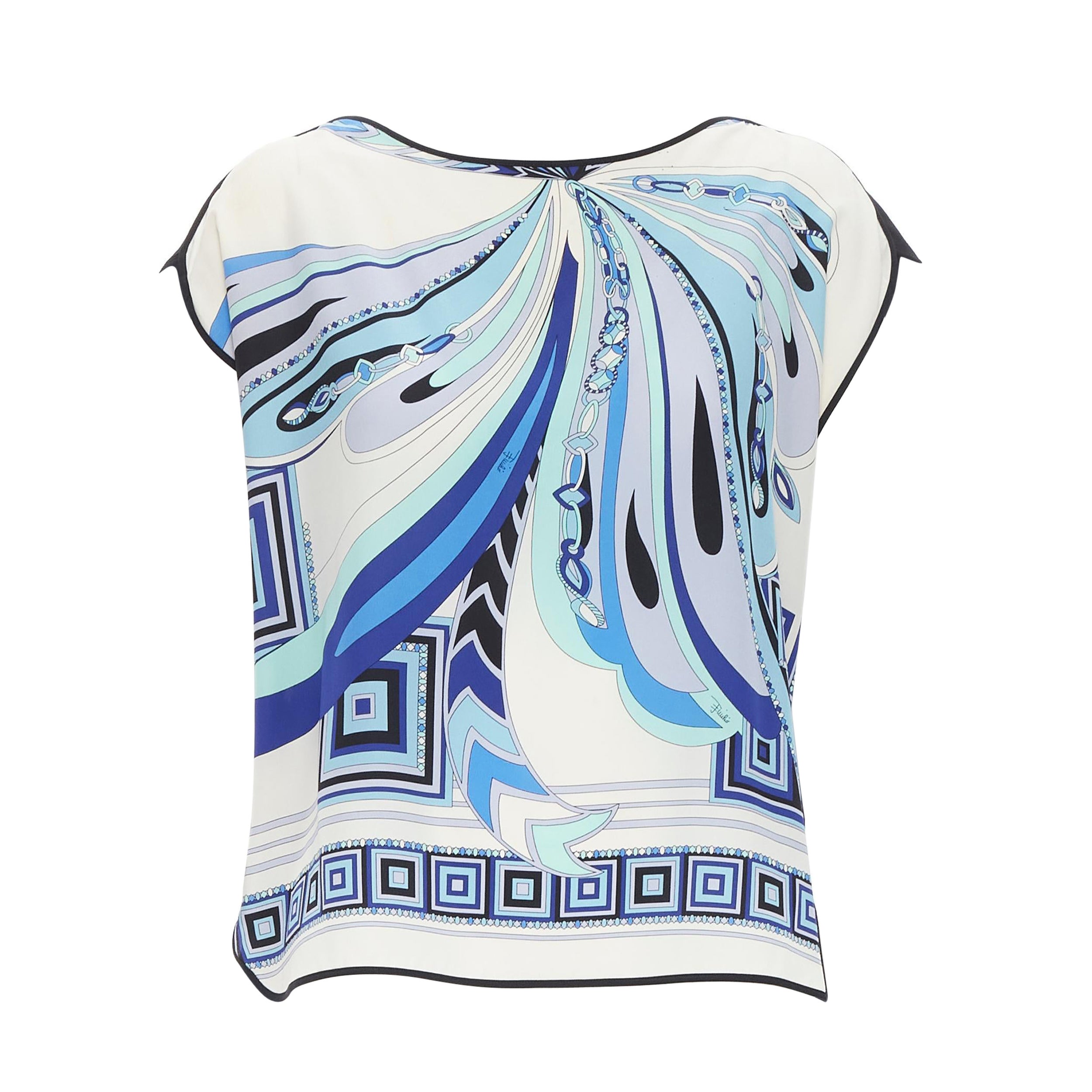 1980's Matsuda Psychedelic Print Short Sleeve Top For Sale at 1stDibs