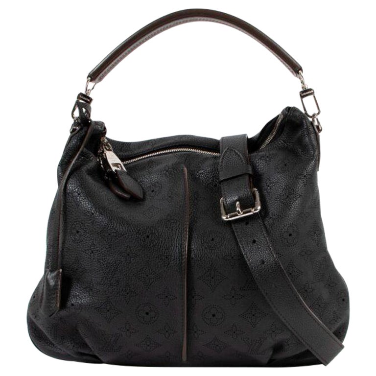 Louis Vuitton Black Selen Pm Mahina Shoulder Bag at 1stDibs