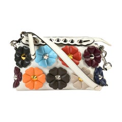 Fendi Multicolor Minin By The Way Studded Flower Crossbody Bag