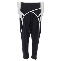 nuovo DRIES VAN NOTEN SS15 pantaloni a zampa d'elefante FR42 36"