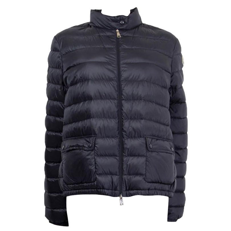 Moncler Black Nylon Jacket For Sale at 1stDibs
