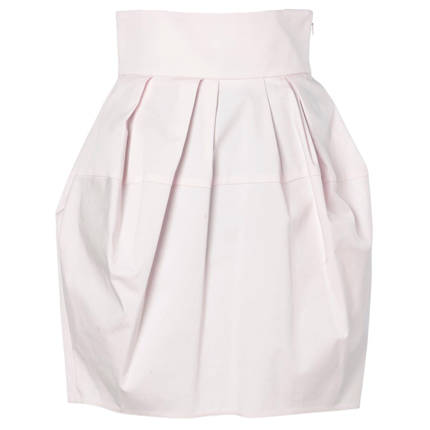 Pale pink tulip cotton skirt Christian Dior 