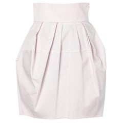 Pale pink tulip cotton skirt Christian Dior 