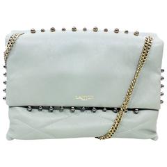 Lanvin Water Blue Studded Sugar Shoulder Bag 