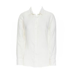J.CREW Perfect 100% linen white slim fit long sleeve summer shirt US0 XS