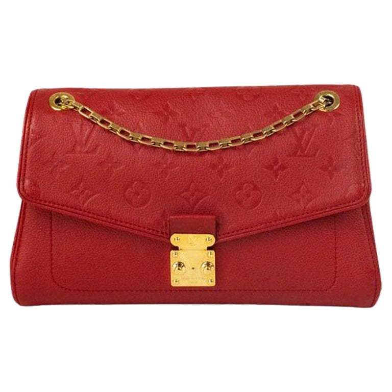 LOUIS VUITTON, Saint-Germain in red leather