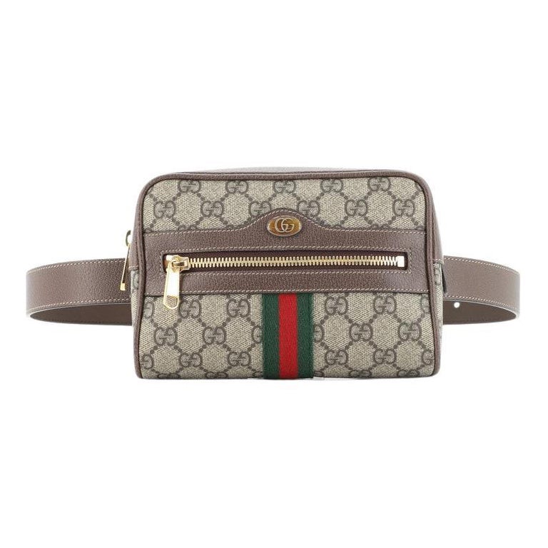 Gucci Ophidia Belt Bag GG Coated Canvas Small