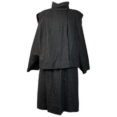 Used Chloè 80s wool suit by Karl Lagerfeld 