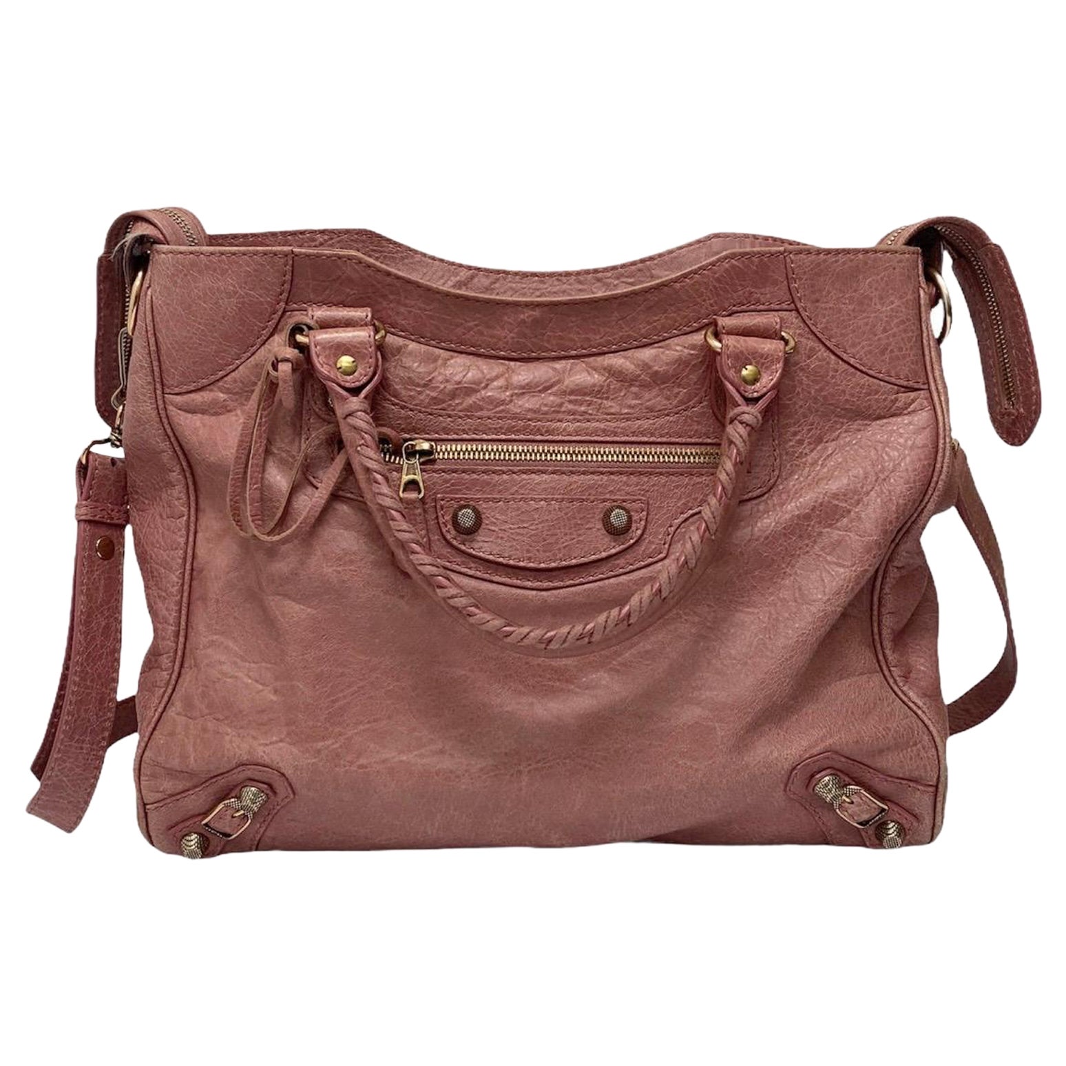 balenciaga bag brown