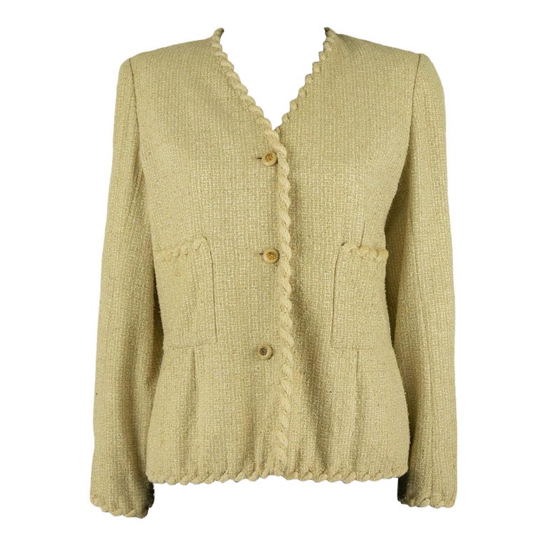 Chanel Creations 1970s Cream Jacket For Sale at 1stDibs