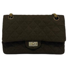 Chanel Brown Fabric 2.55 Bag Shoulder Bag