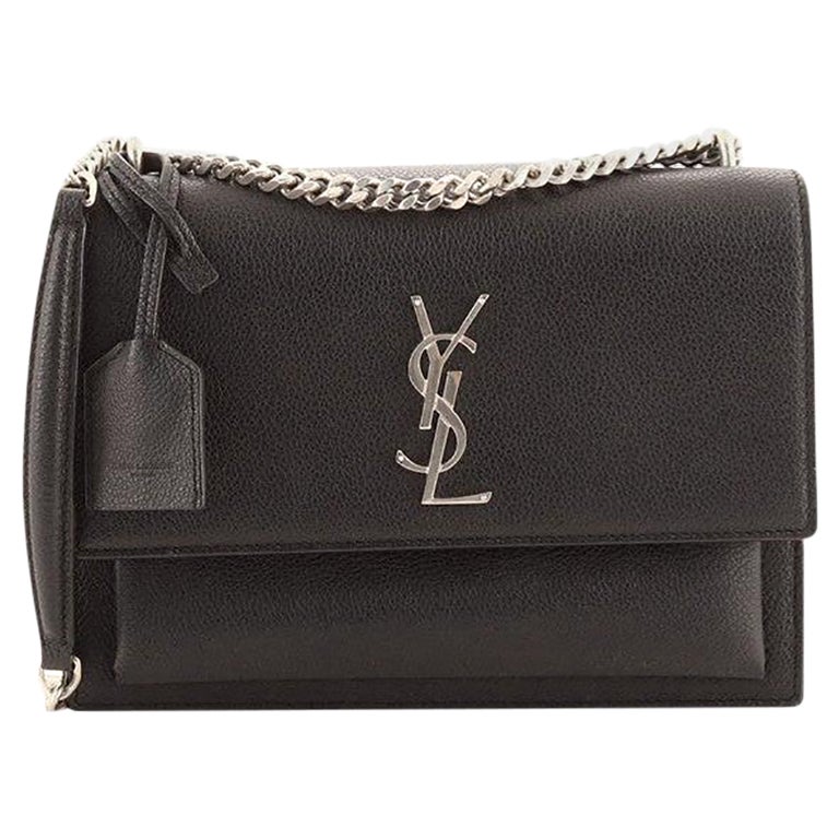 Saint Laurent Sunset Crossbody Bag Leather Medium at 1stDibs