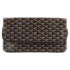 Goyard Saint Marie Clutch Coated Canvas