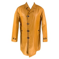 BURBERRY PRORSUM Resort 2012 Size 40 Mustard Yellow Raincoat