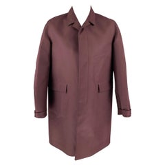 Used BURBERRY PRORSUM Pre-Fall 2013 Size 46 Purple Raincoat
