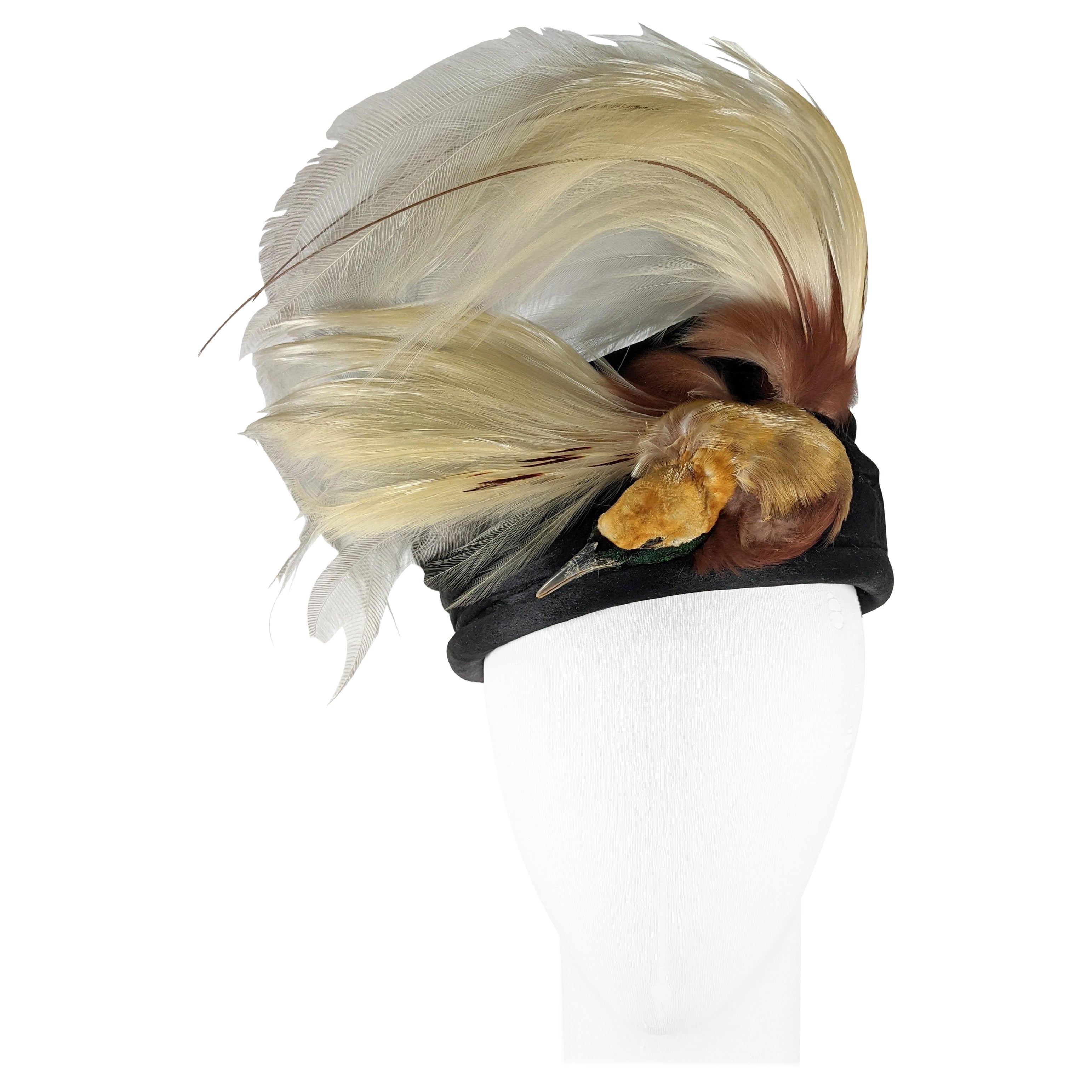 Edwardian Bird of Paradise Hat For Sale