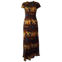 Vintage 1990s Gaultier Rare "Egyptian" Dress
