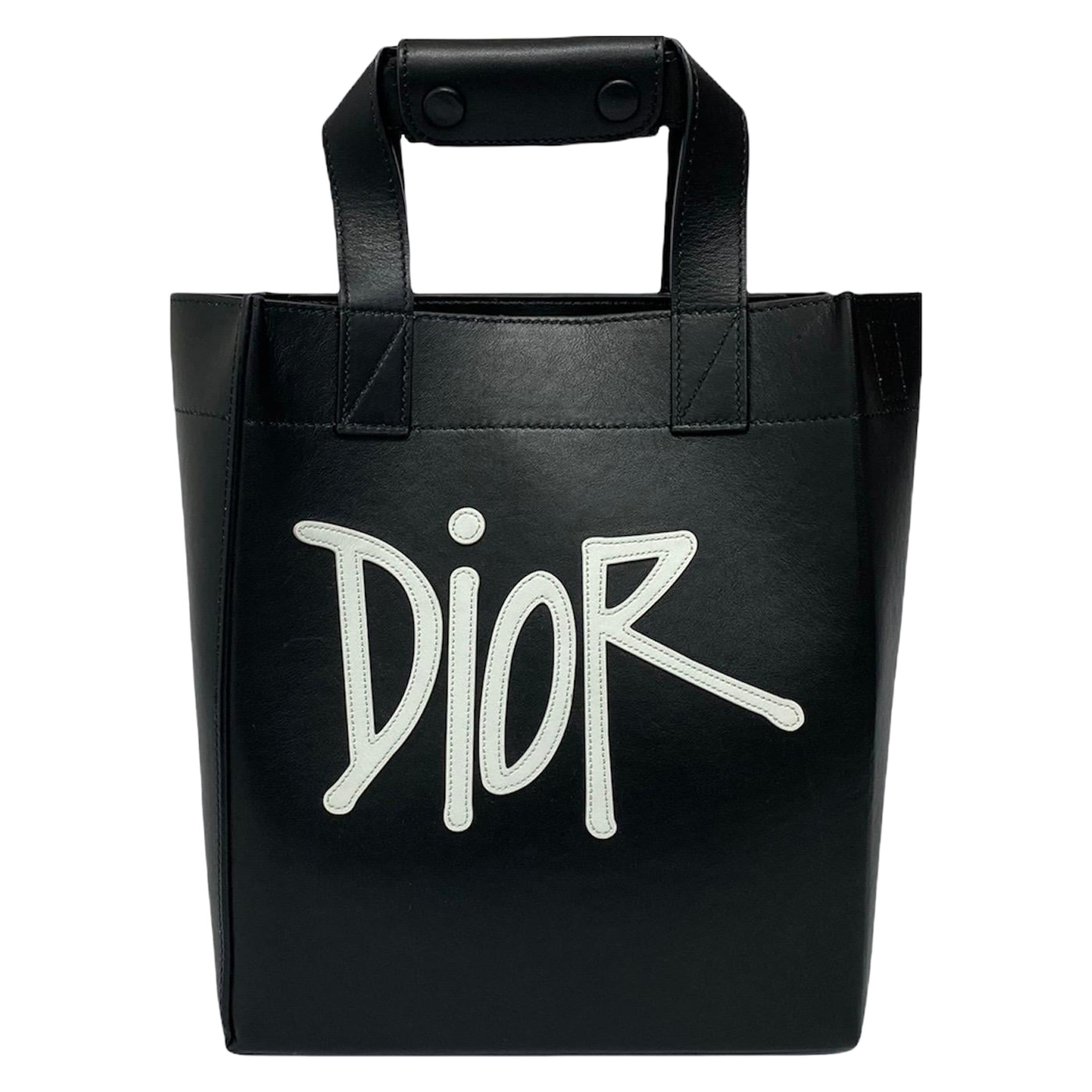 Dior Black Leather Shawn Bag