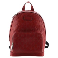 Gucci Signature Pocket Backpack Guccissima Leather Small