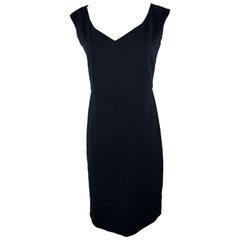 Peter Cohen Navy Midi Dress, Size Medium