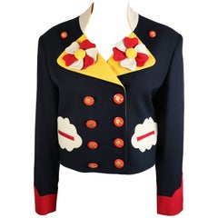 Moschino Double Breasted Cropped Jacket