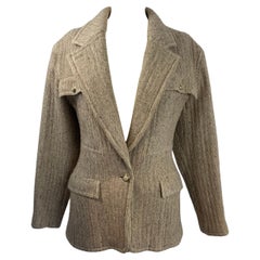 Retro Gianni Versace 80s wool jacket