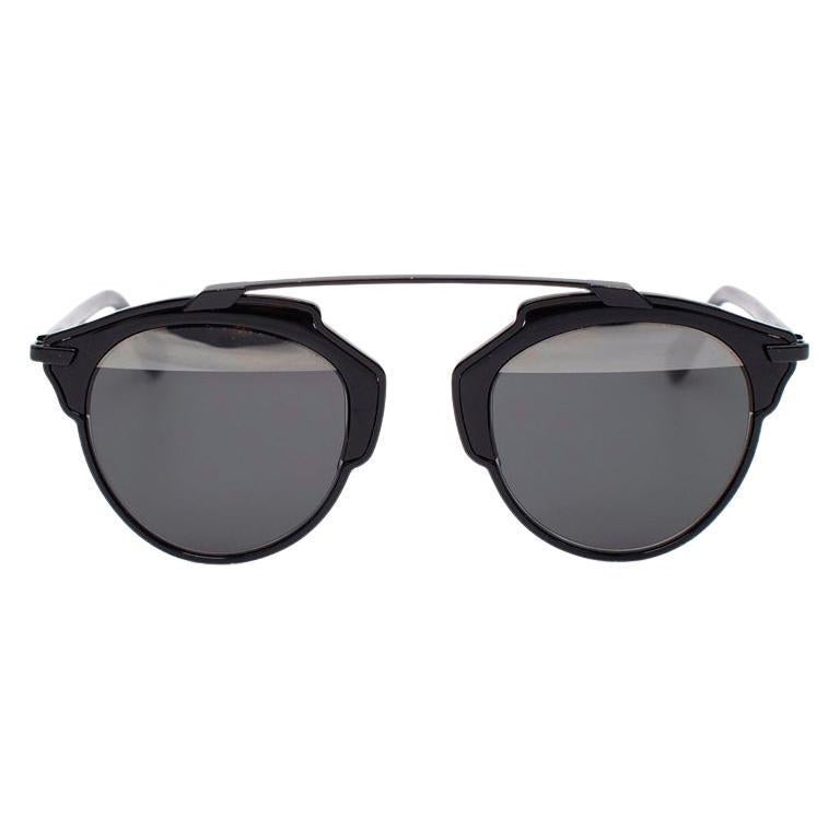 Dior Black Matte DiorSoReal Sunglasses For Sale