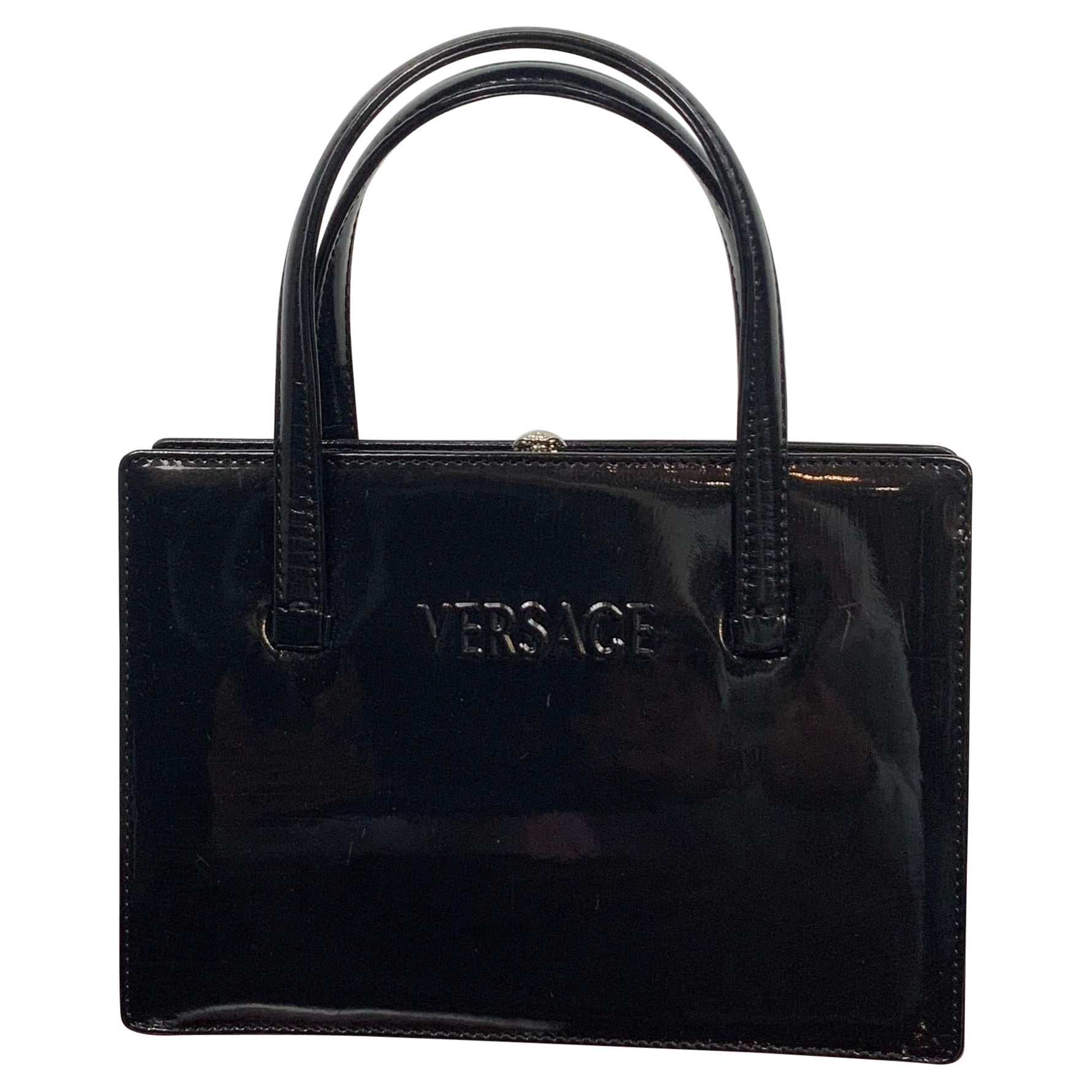 Gianni Versace patent leather bag 