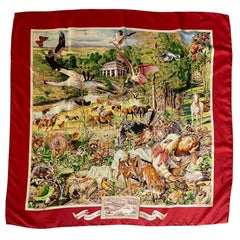 Hermes COLLECTORS Madison Avenue Celebrating 10 years 90cm Silk Scarf 