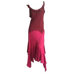 Yves Saint Laurent by Tom Ford Rose Silk Dress