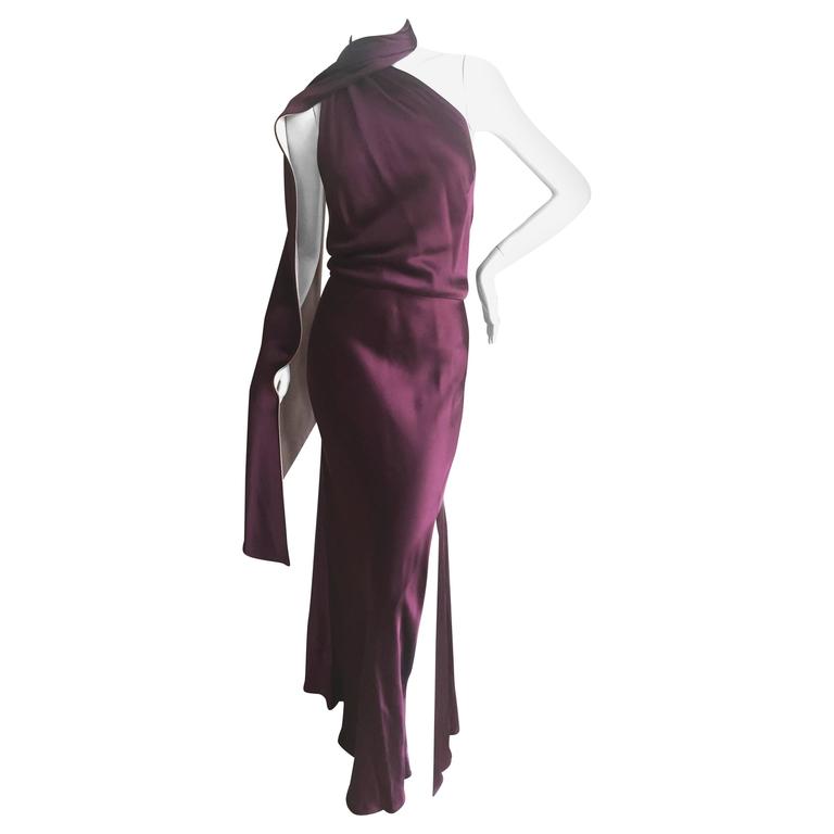 1980s Jackie Rogers Silk Crepe & Dotted Net Dress