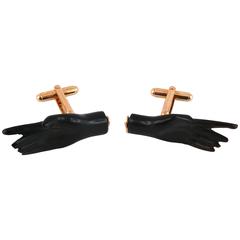 Christian Lacroix Vintage Hand Cufflinks