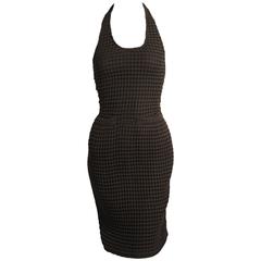 Yves Saint Laurent Rive Gauche Black Halter Dress 2
