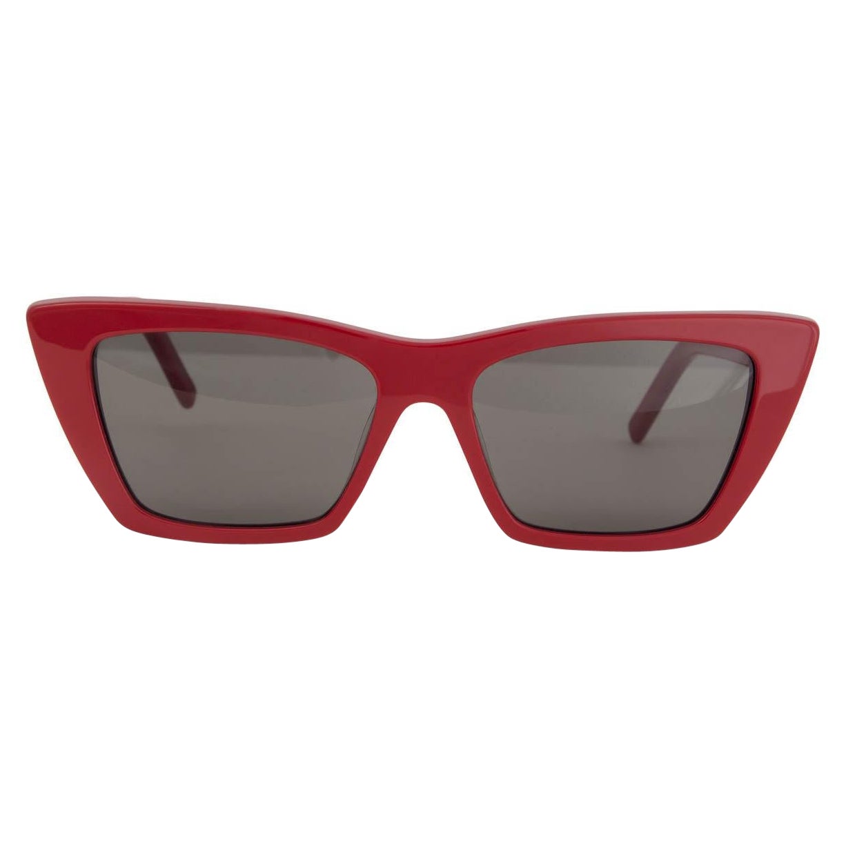 SAINT LAURENT red MICA Cat-Eye Sunglasses SL467