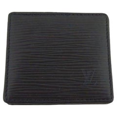 Vintage Louis Vuitton Black Box Epi Noir Mini Boite Leather 207378 Coin Change Wallet