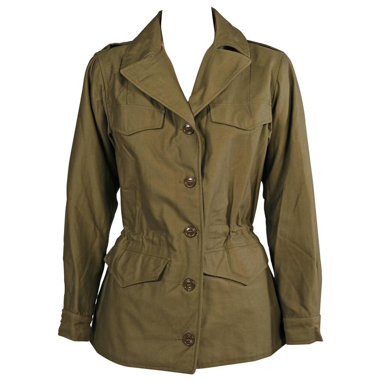 1943 Women's Field Jacket, United States Army, Never Worn at 1stDibs