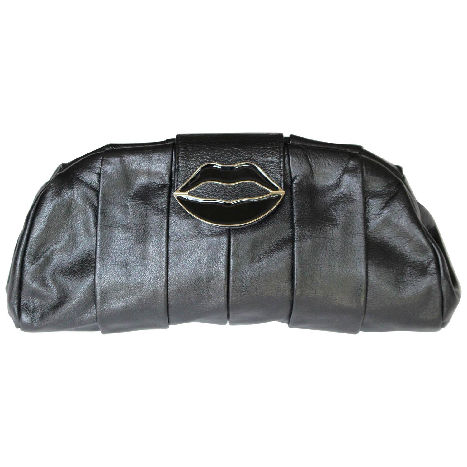 yves saint laurent black handbag