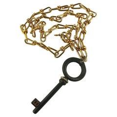 Christian Dior Vintage Key Pendant Necklace, 1969