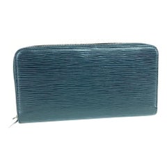 Louis Vuitton Black Zippy Epi Noir Long 9lva623 Wallet