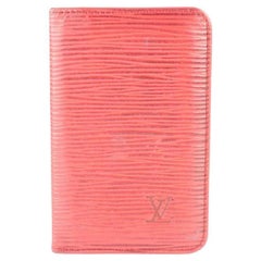 Louis Vuitton Red Epi Card Holder 233771 Wallet