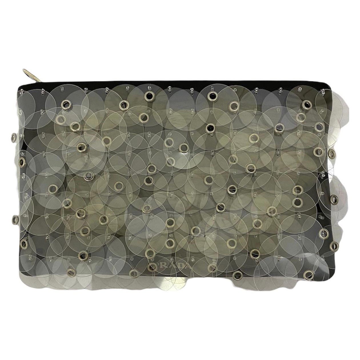 Prada Vintage Black Nylon Baguette Pochette Bag For Sale at 1stDibs