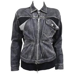 Yohji Yamamoto deconstructed denim jacket, c. 1990s 4