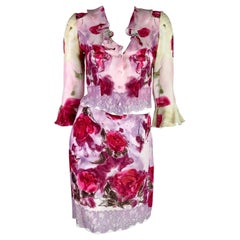 Vintage Blumarine Spring 1997 Floral Set