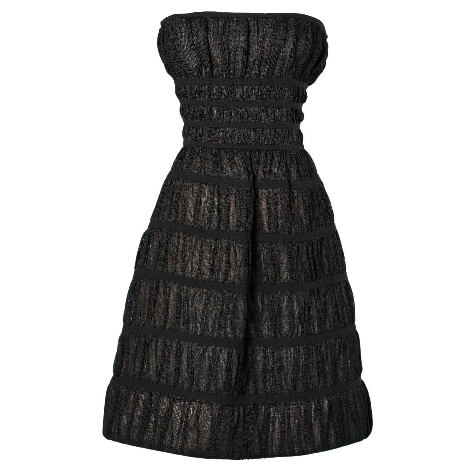 Black bustier dress AlaÏa
