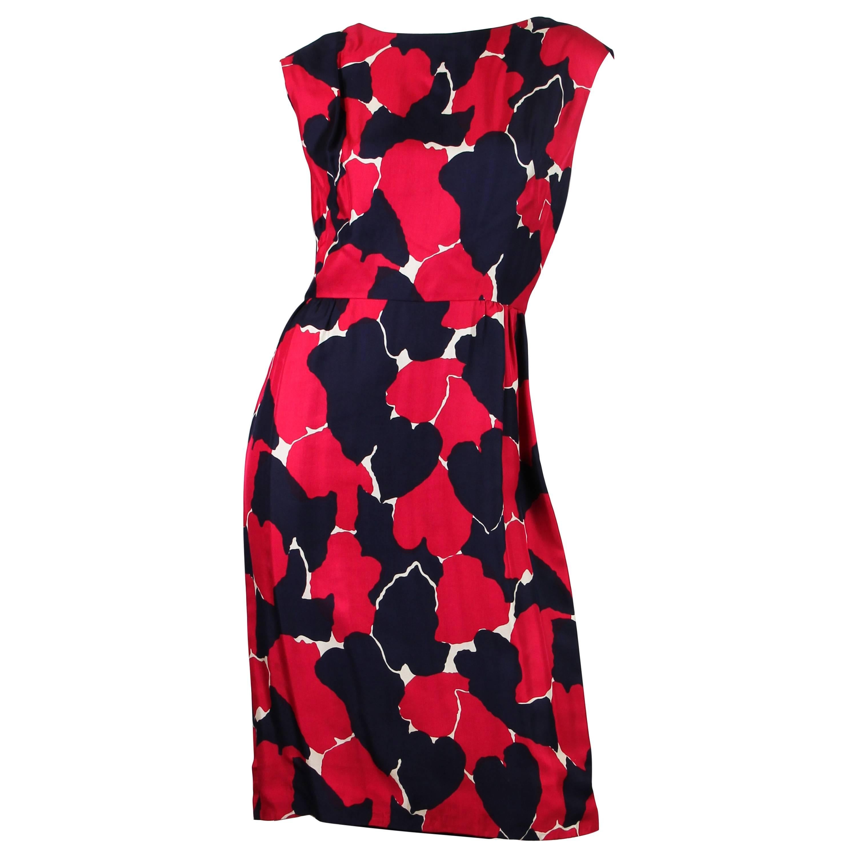 Early 1960s Silk Dress